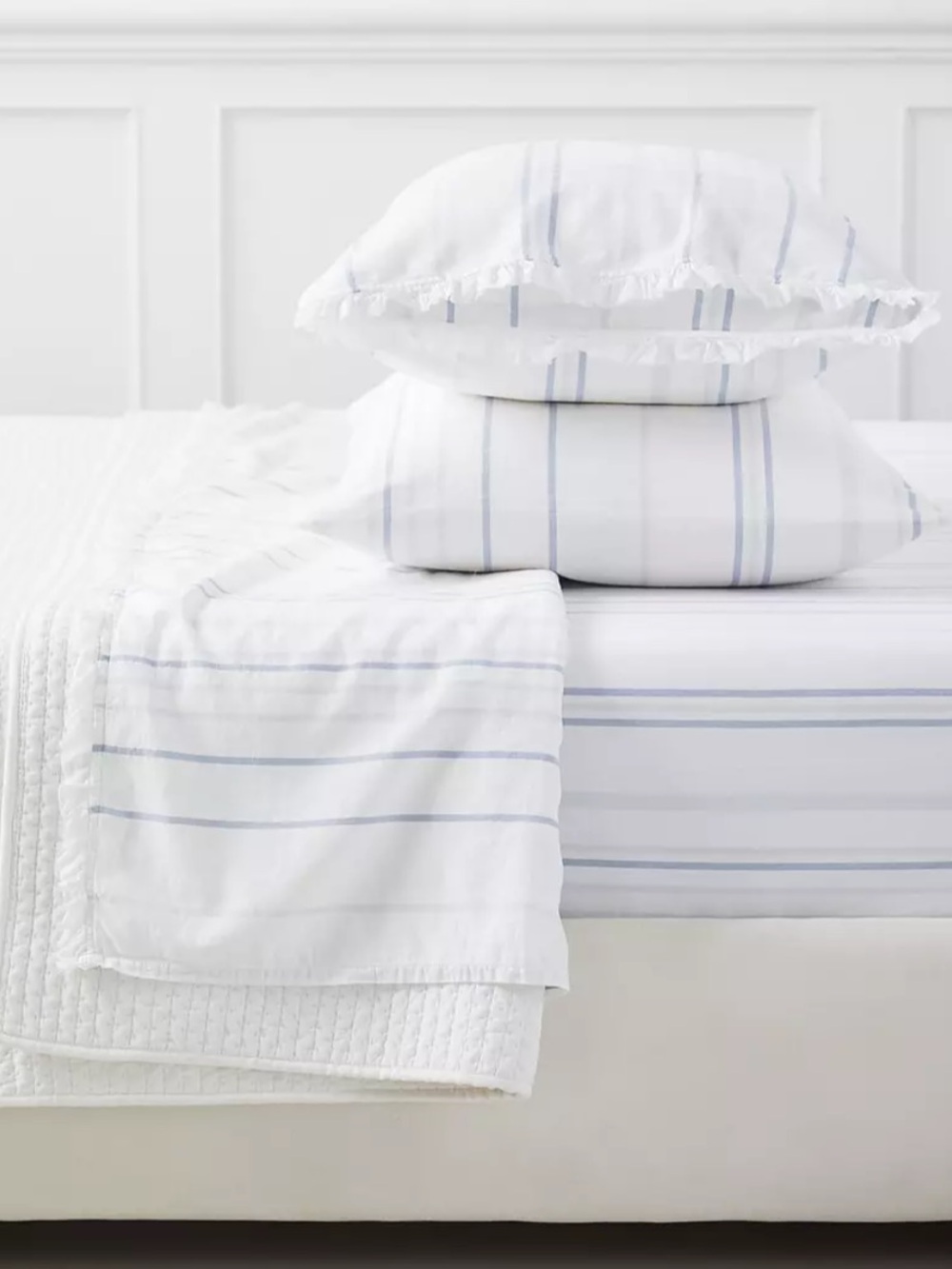 New! Serena &Lily Oyster Bay Cal king sheet set